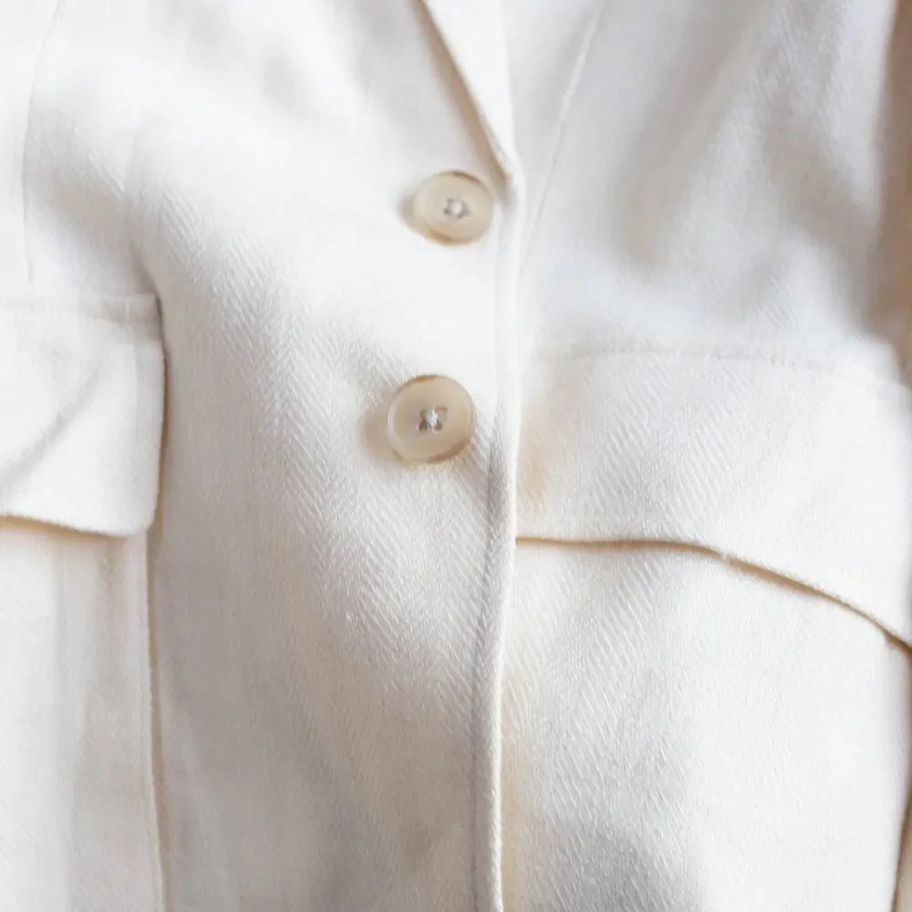Polo Ralph Lauren Linen Blazer in White - Size 14 - Picture 5 of 8